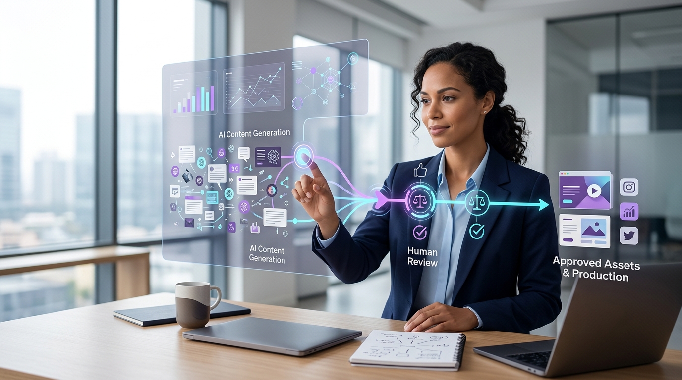 Human Review in AI Marketing Workflows: Where Teams Should Intervene and Where They Should Not